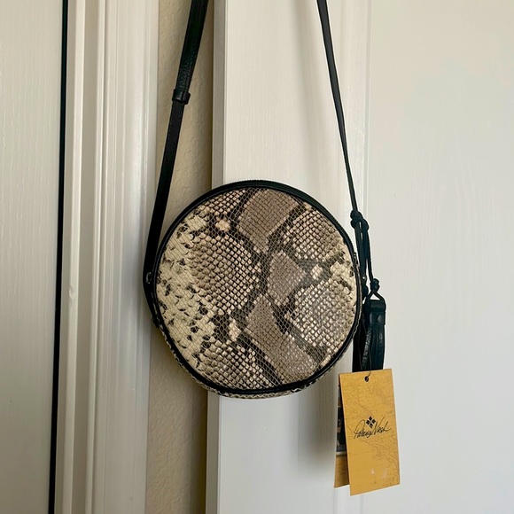 Patricia Nash Bags Patricia Nash Python Round Shoulder Bag Poshmark